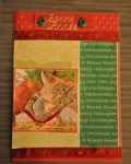 carte de Noël 3D chat 009