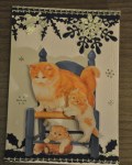 carte de Noël 3D chat 027