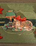 carte de Noël 3D chat 046