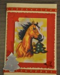 carte de Noël 3D cheval 002